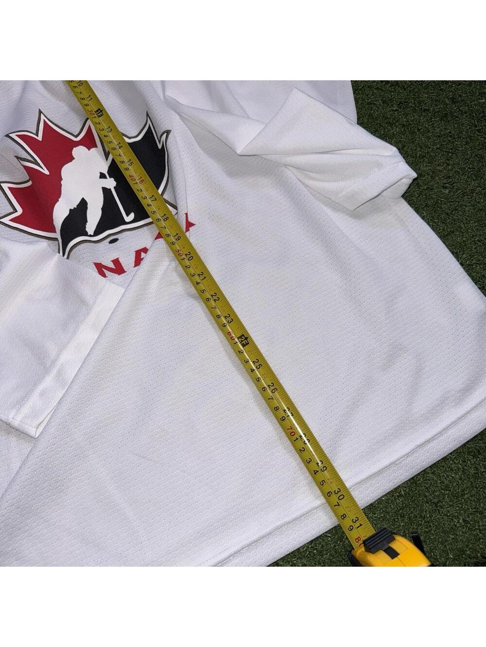 VTG BAUER Official TEAM CANADA Olympic Hockey PRACTICE JERSEY Men Large Mesh NHL - Picture 3 of 7